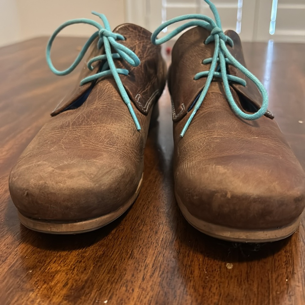 JOHN FUEVOG OXFORD BROWN LEATHER SHOES. - Picture 2 of 12